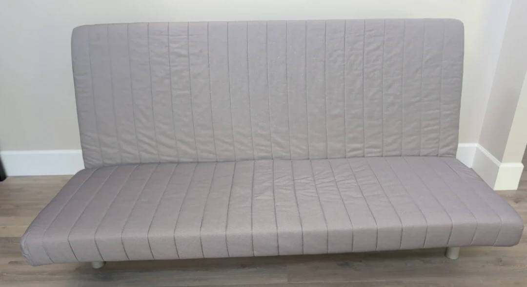 IKEA BEDDINGE Sofa Bed with Charcoal NYHAMN Cover - photo 3