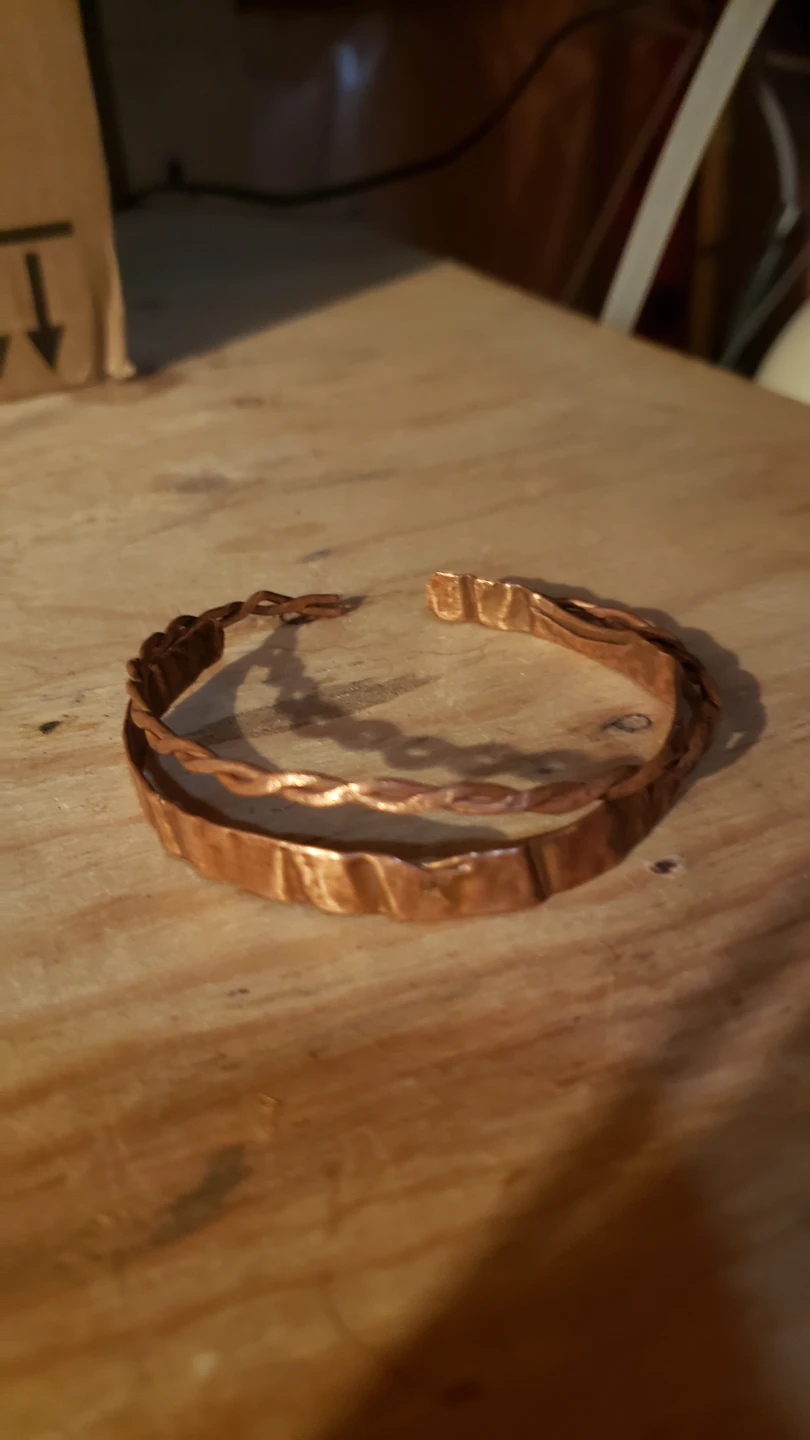 Bracelets, copper