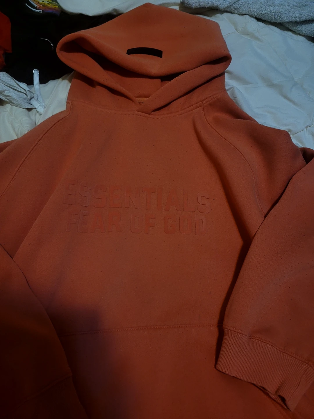 Trades: essentials hoodie coral