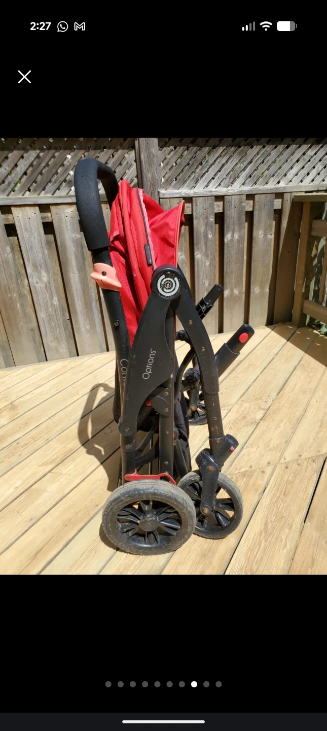 Contours Options Double Stroller - Red - photo 3