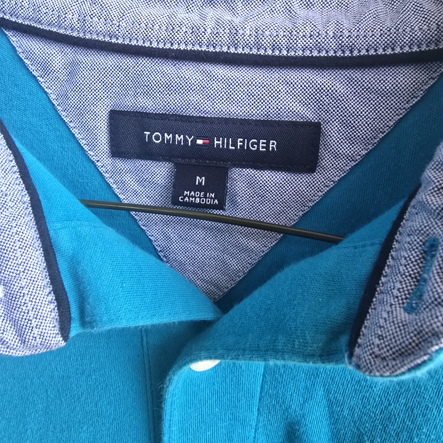 Tommy Hilfiger Men's Polo Shirt Blue Collar Tshirt - photo 2