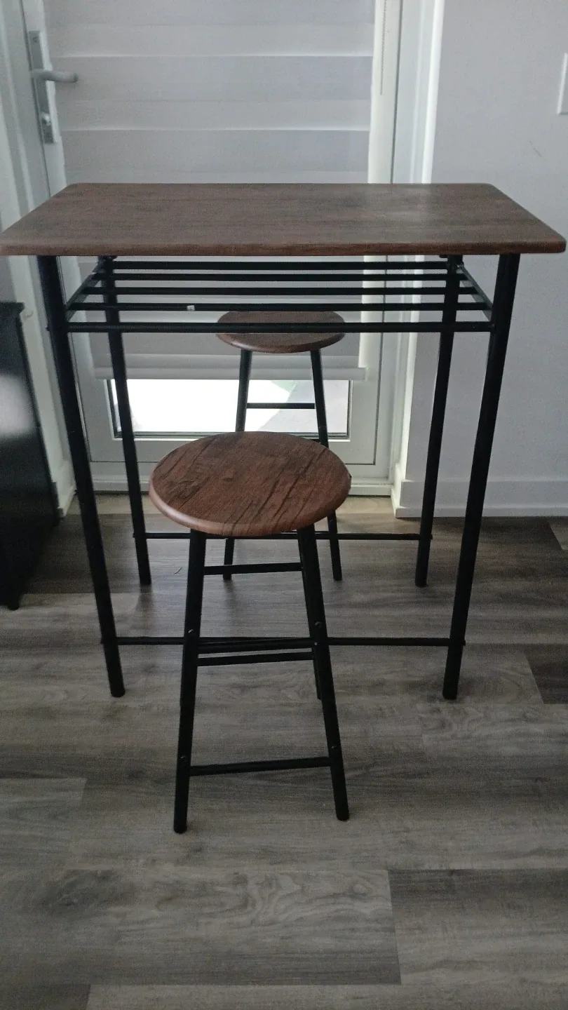 Bar Table and Stools Set - photo 2