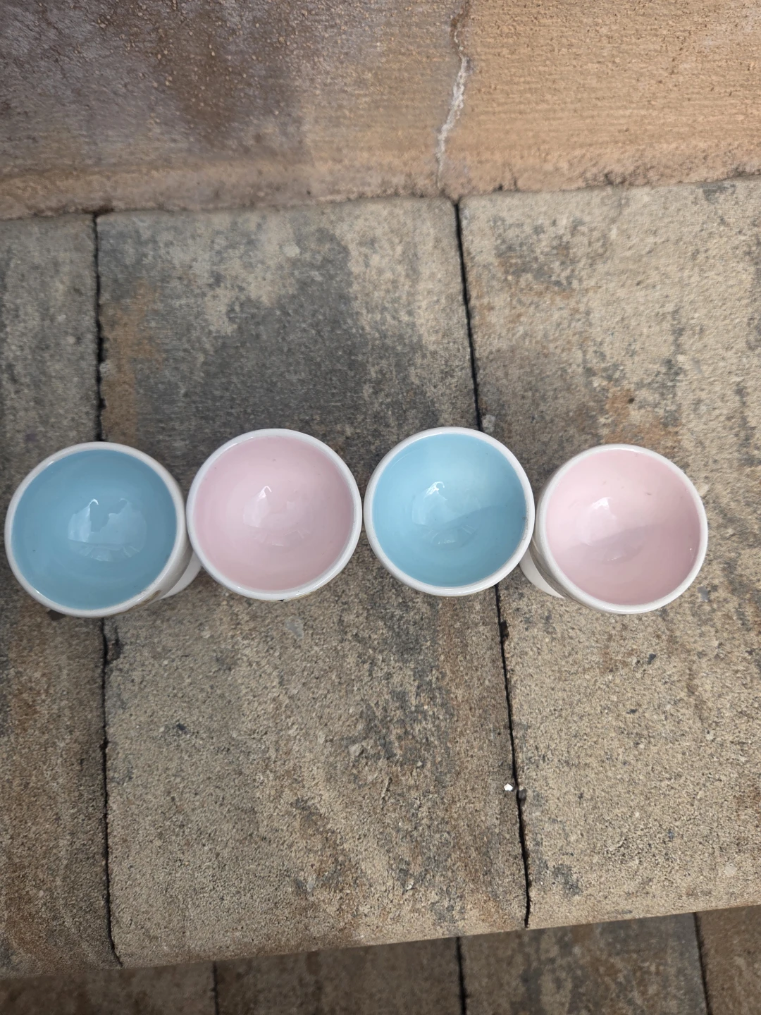 Grace Set of 4 Easter Egg Cups Bunny Design - photo 2