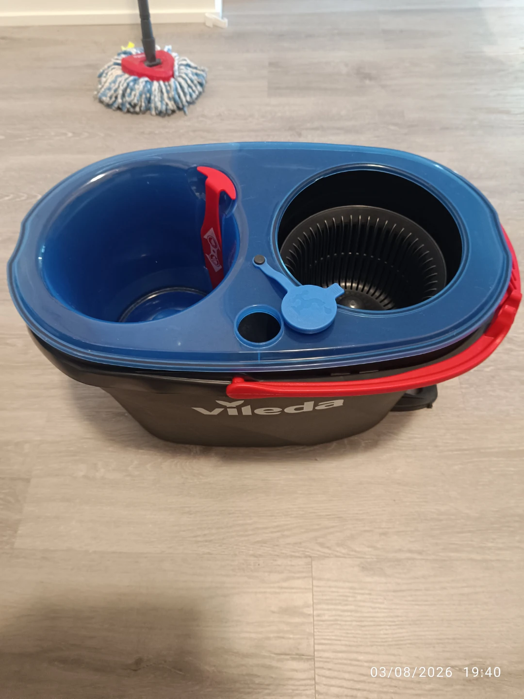 Vileda Easy Wring Spin Mop and Bucket System - photo 4
