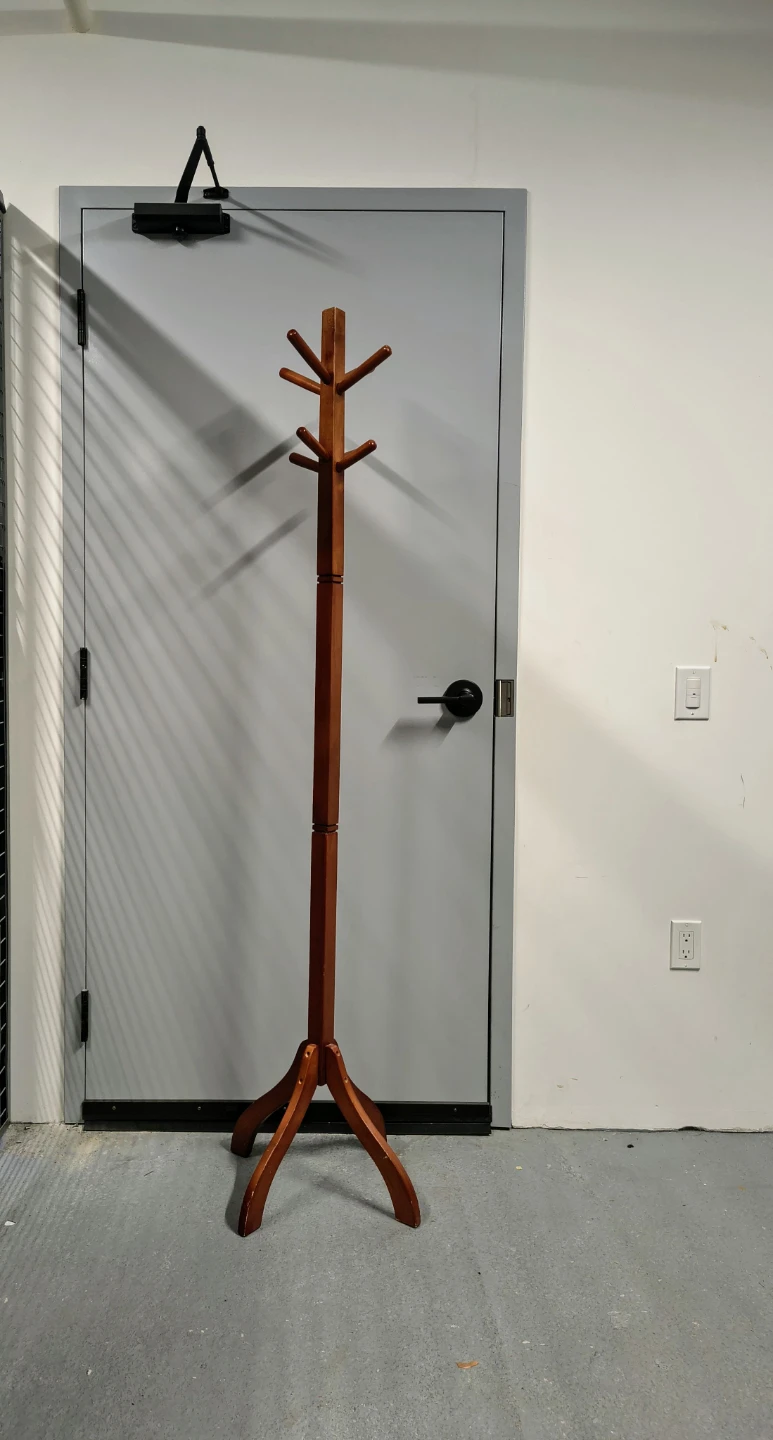 Wooden Coat Rack (Sturdy)