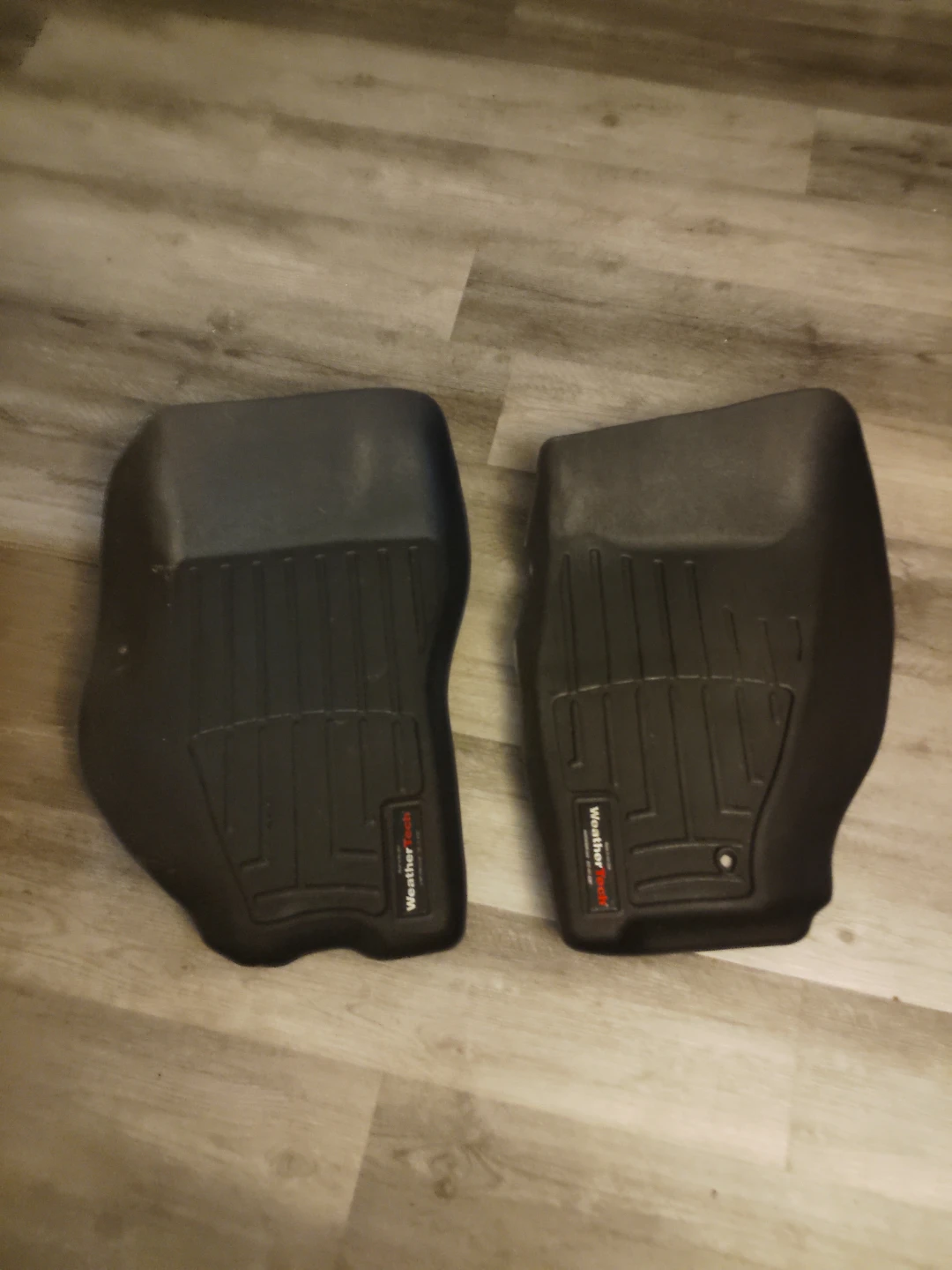 WeatherTech Floor Mats (2) Black