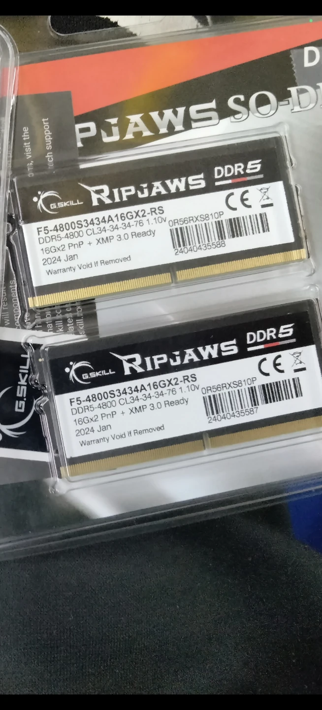 G.SKILL Ripjaws DDR5 RAM - 32GB (2x16GB)
