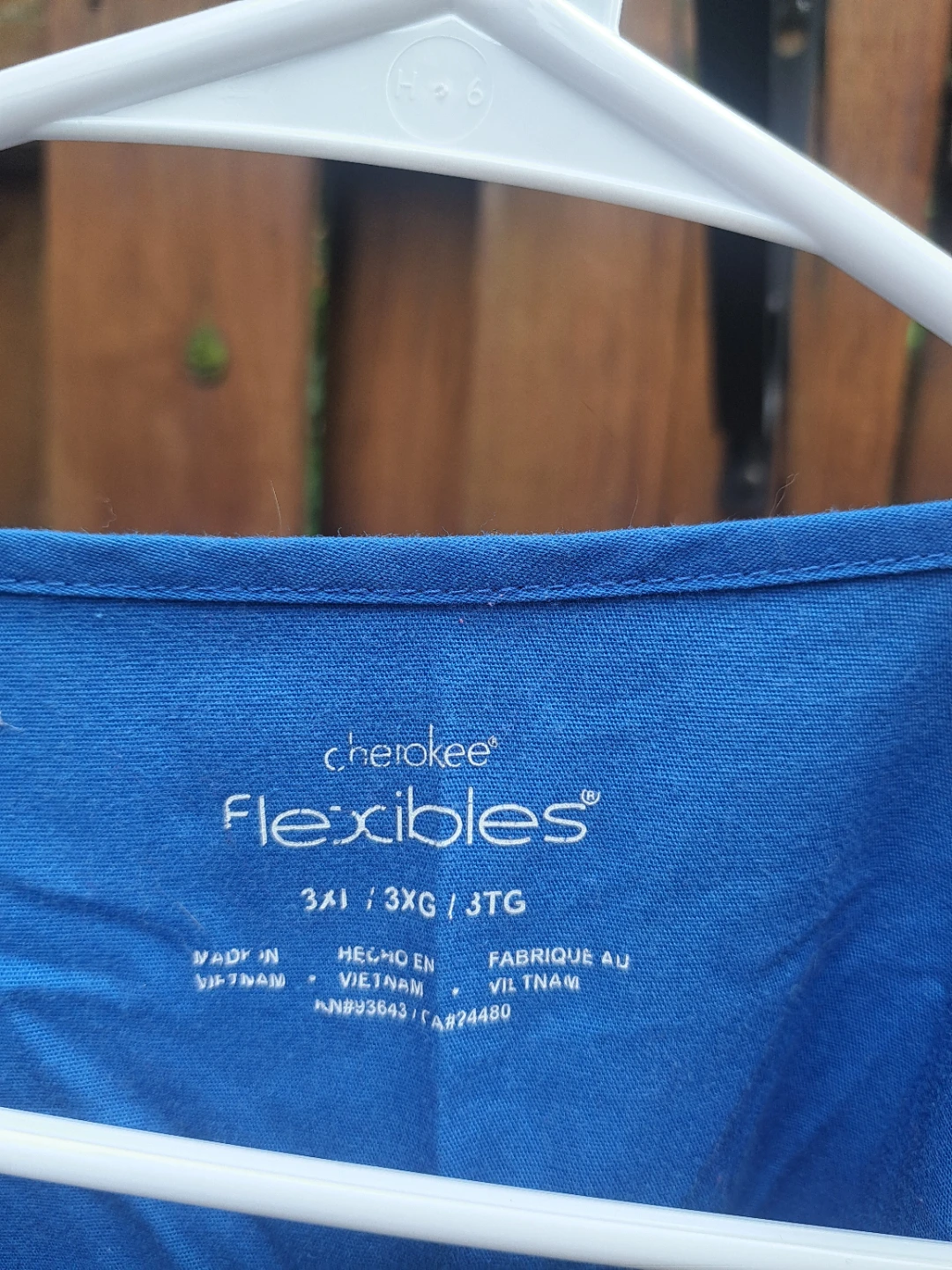 Cherokee Flexibles Blue Scrub Tops (3XL, 5XL) - photo 4