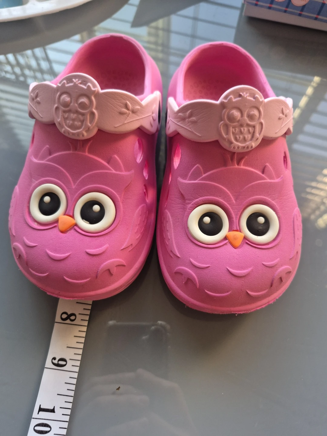 Pink Owl Clog Shoes Size 29