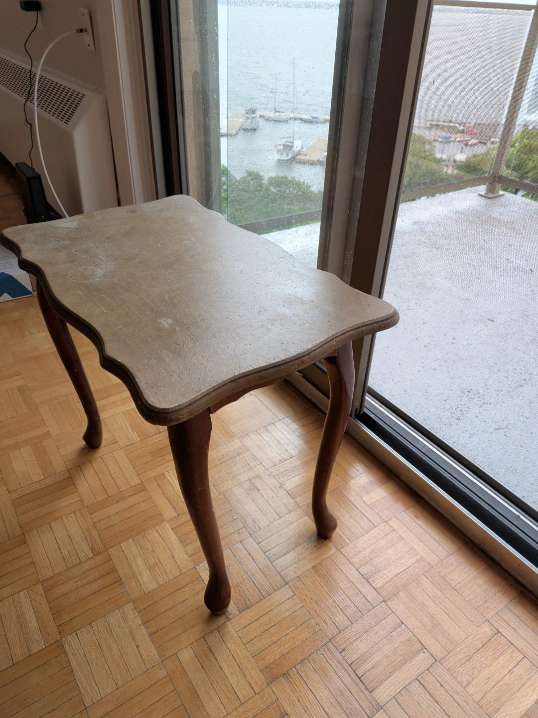 Small Wooden Accent Table - photo 3