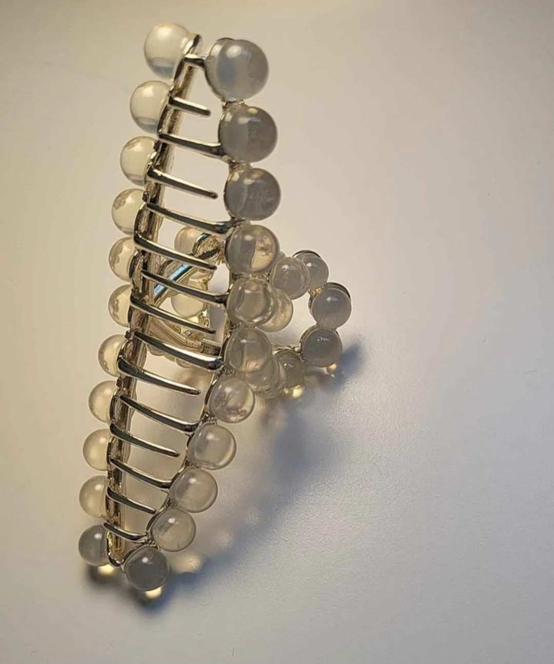 Decorative Claw Clip with Beads - photo 3
