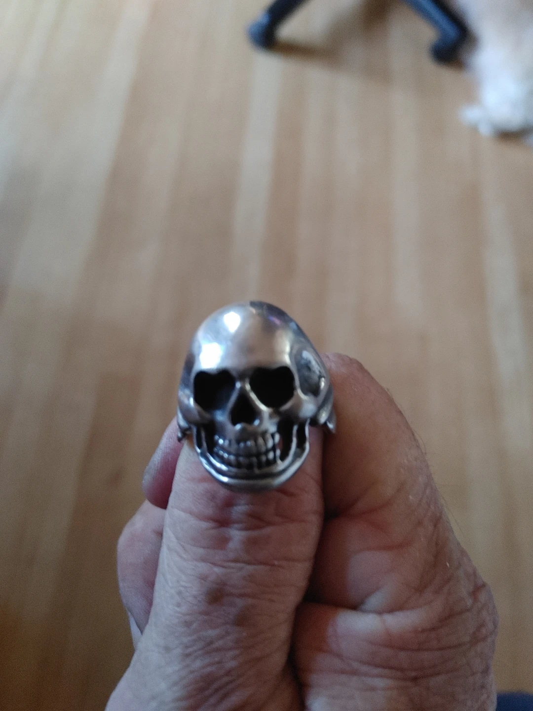 Silver Skull Ring - photo 2