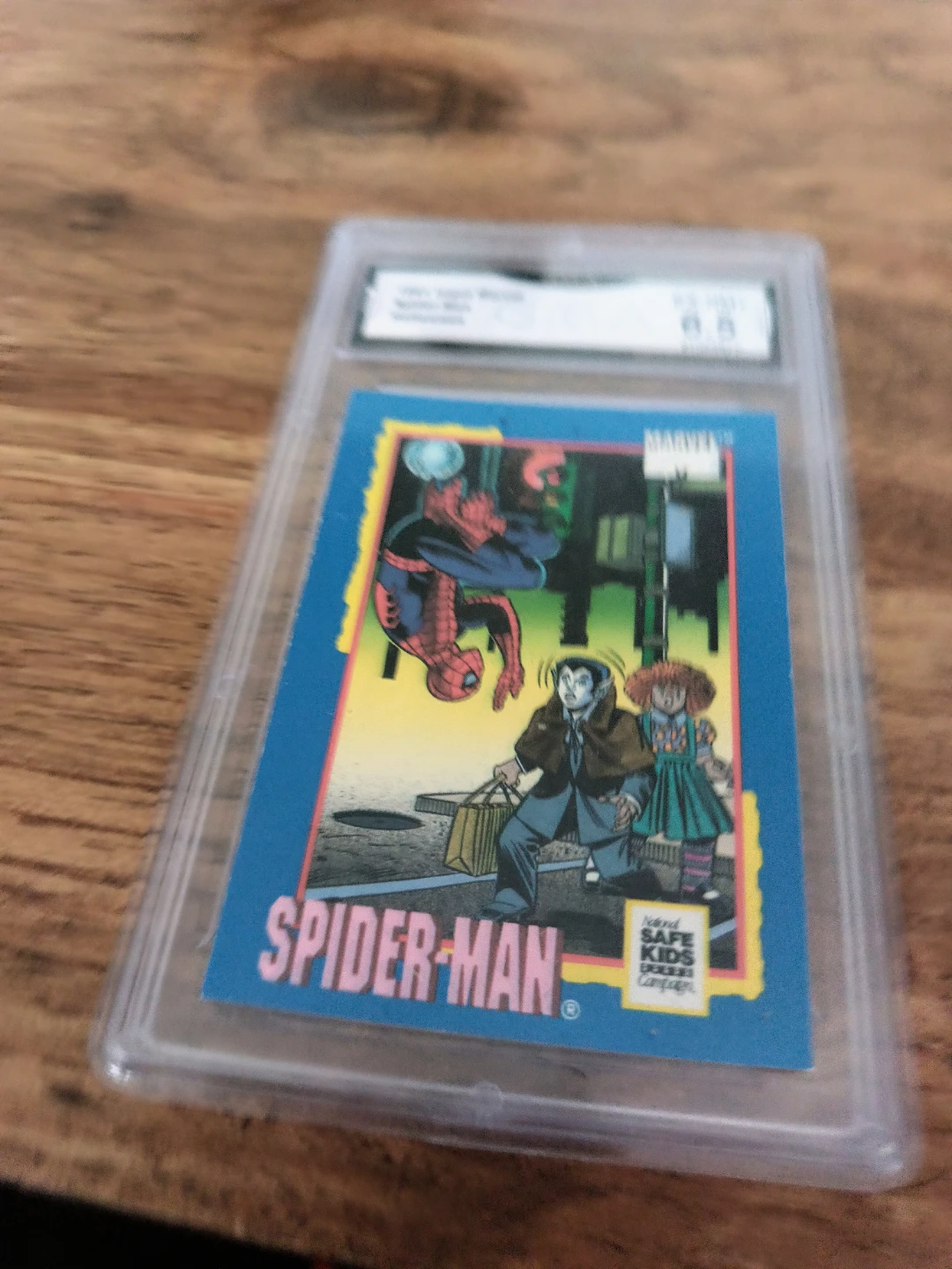 Halloween Spiderman Graded Card 1991 Imperial Marvel - photo 2