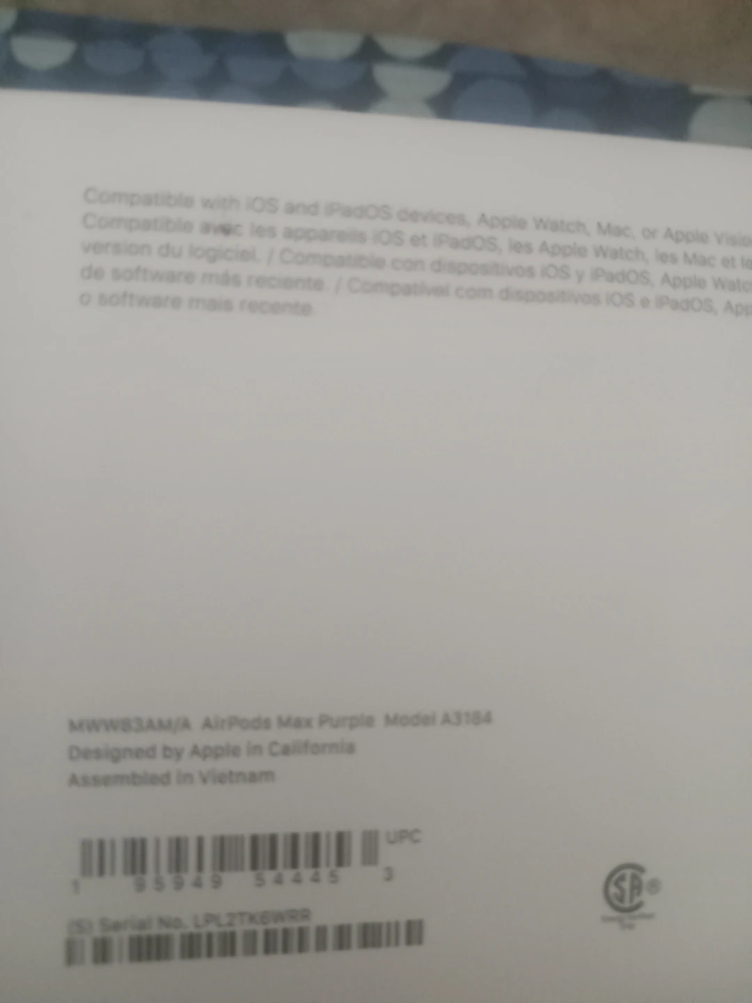 Apple AirPods Max Purple Headphones - photo 3