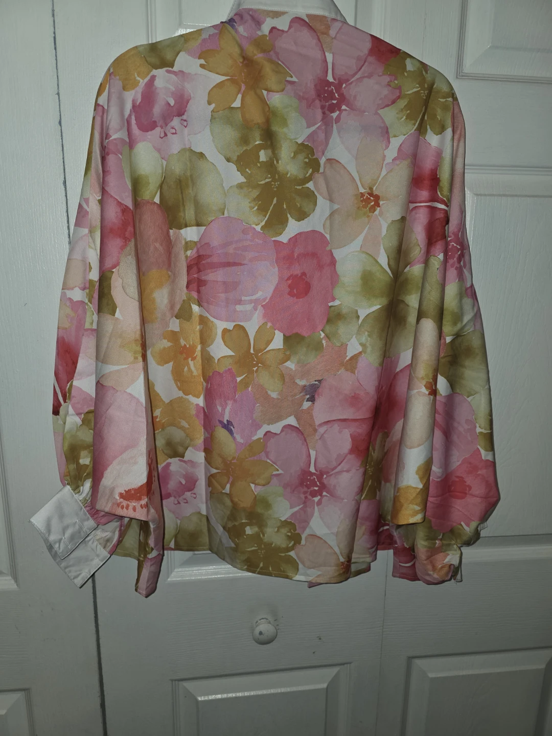 Women's Floral Print Button-Up Shirt - photo 2