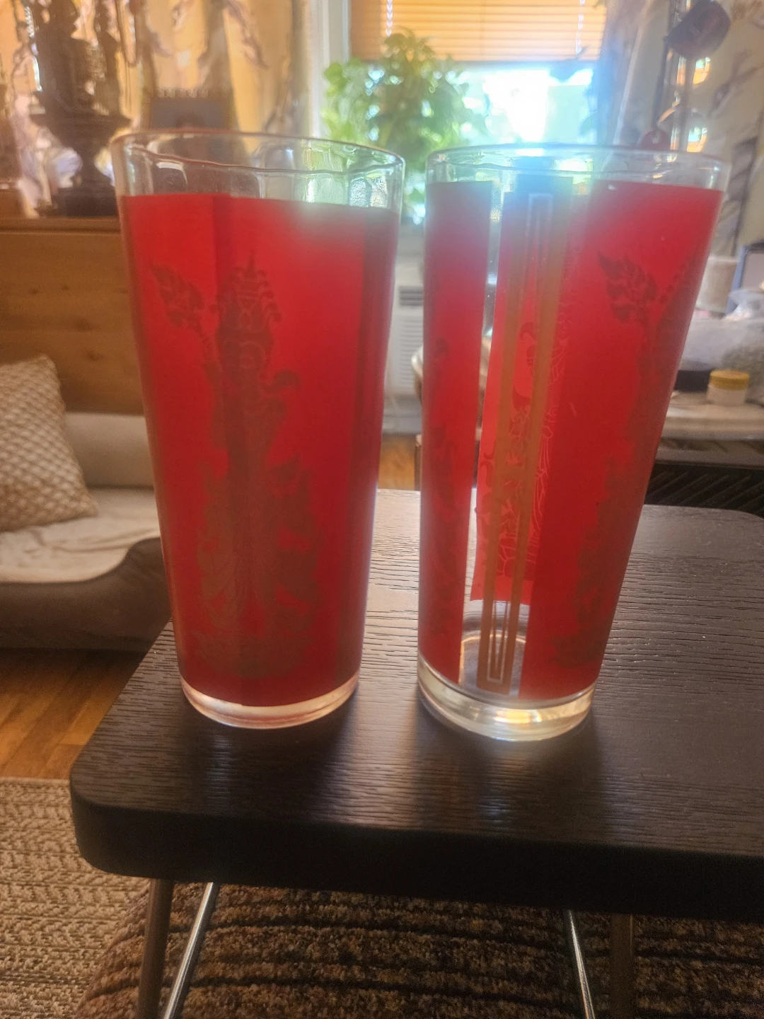 Set of 6 VTG Mid Century60s "Mandalay" Thai Glass - photo 2