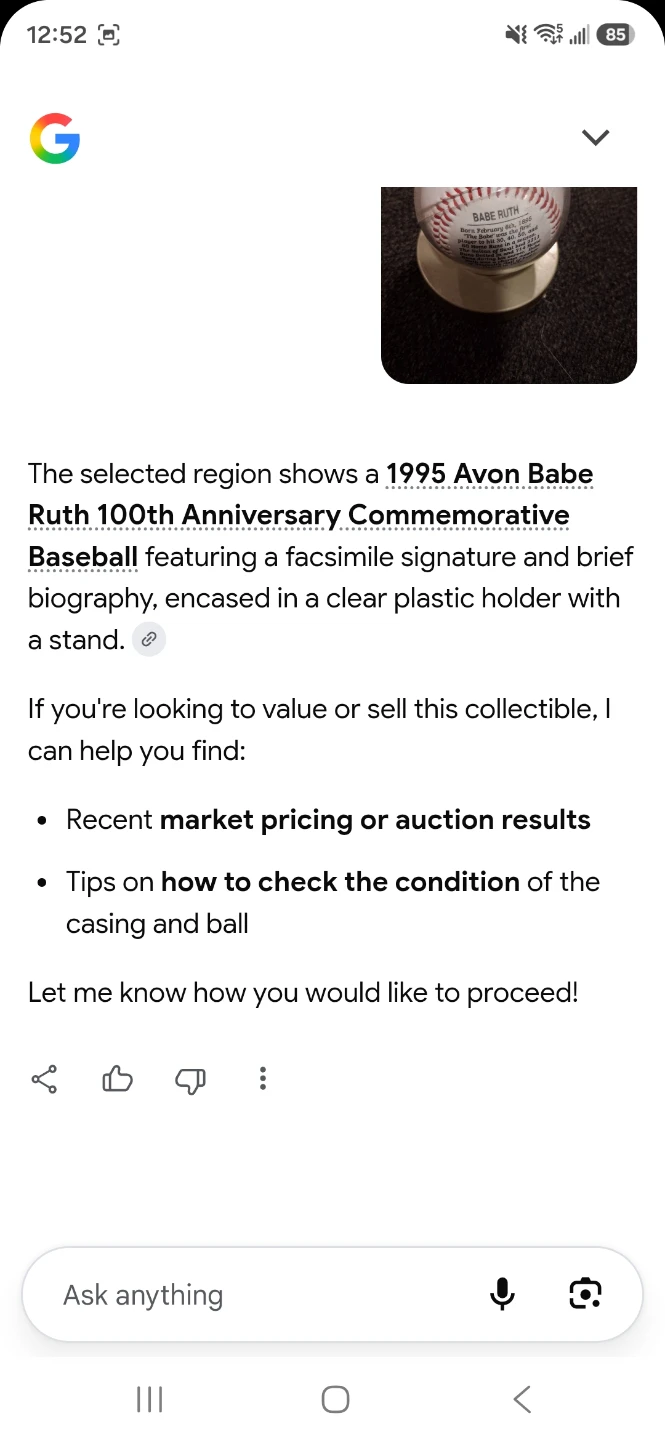 Babe Ruth 100th Anniversary Commemorative Baseball - photo 3
