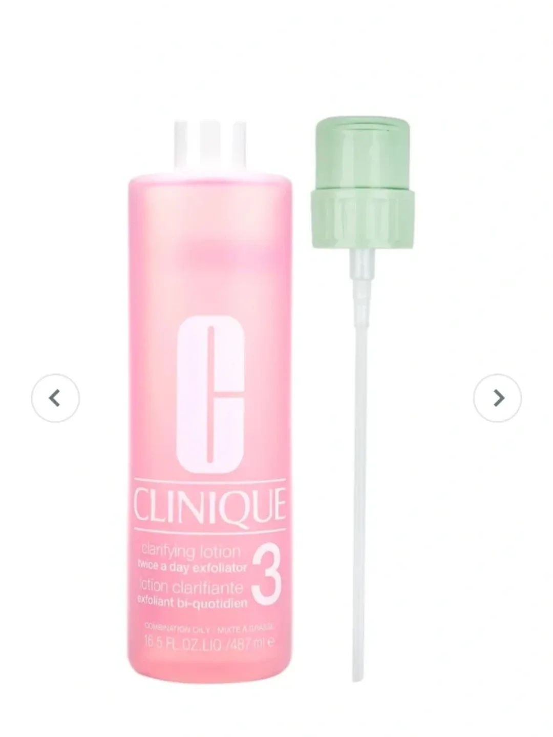 Clinique Clarifying Lotion pump