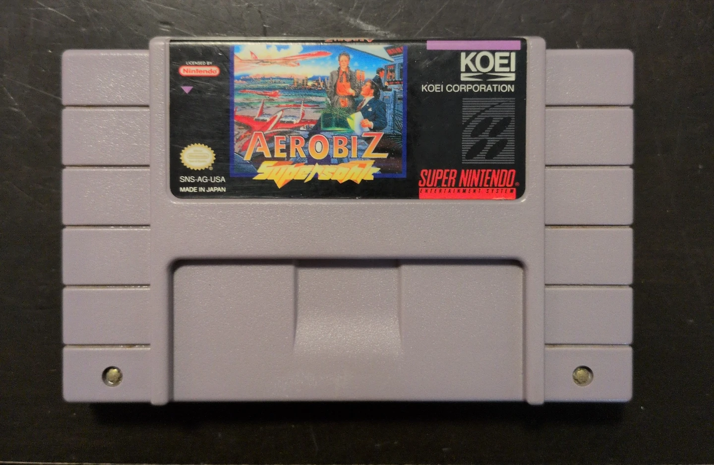 Aerobiz Supersonic SNES Loose Cartridge