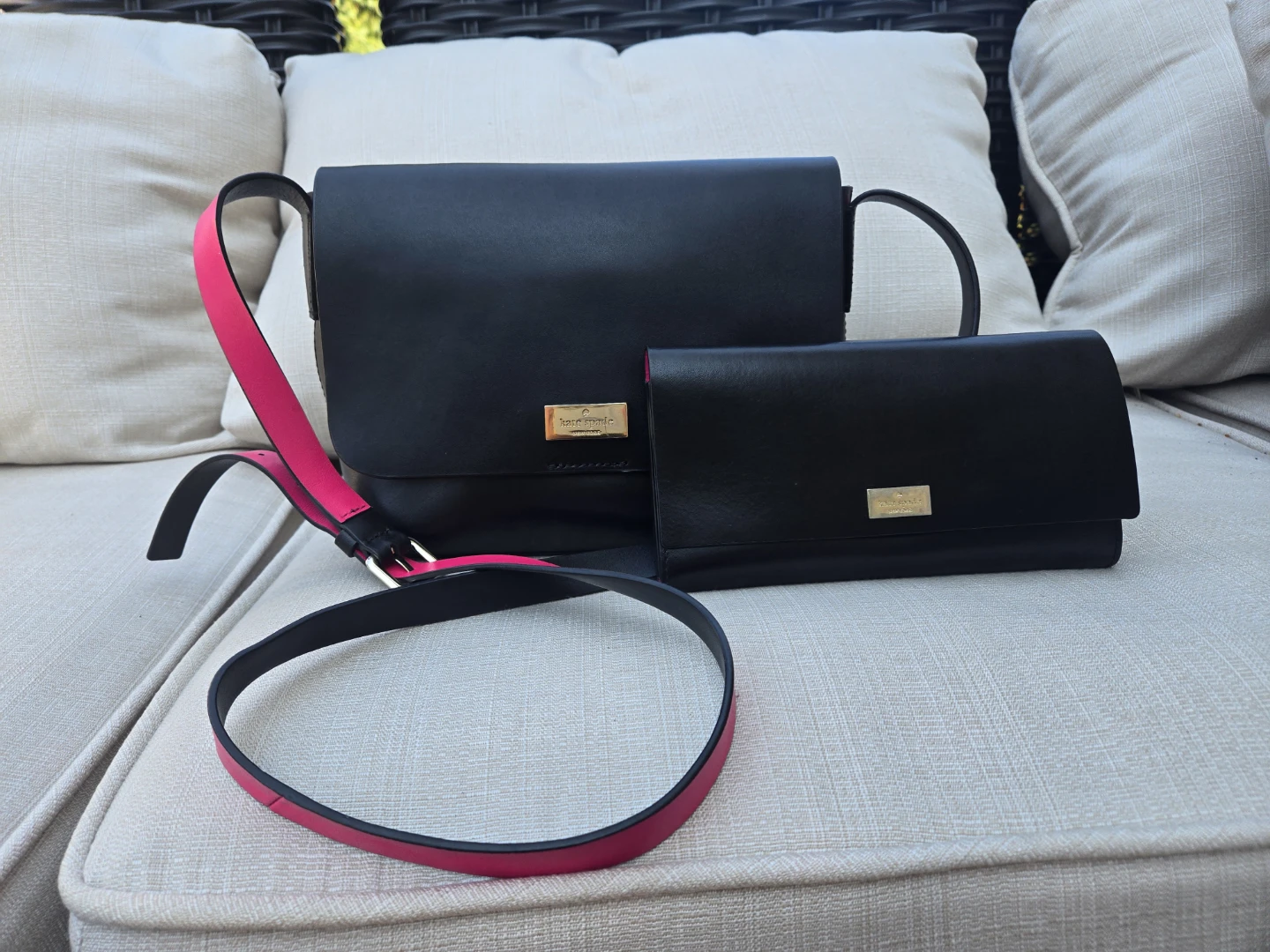 Kate Spade bag and matching wallet