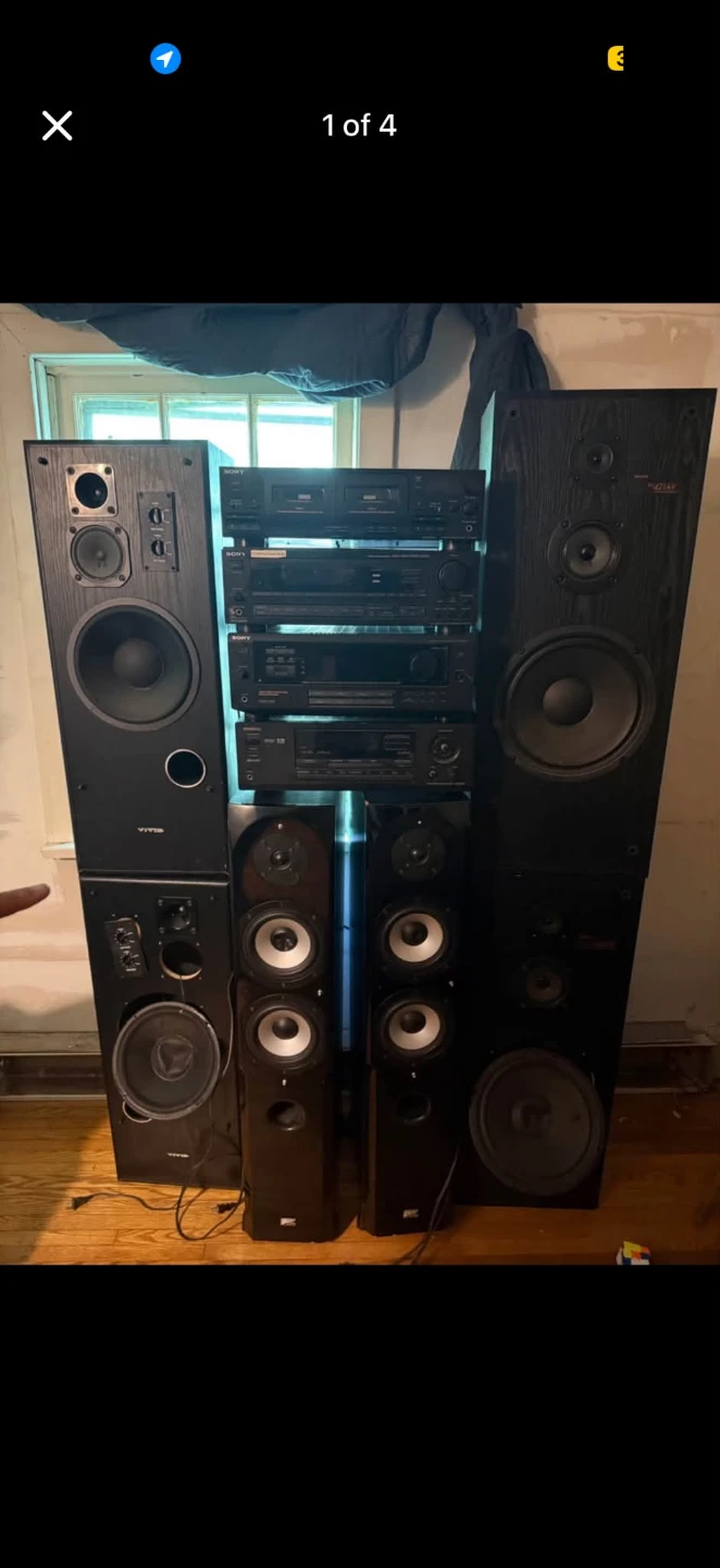 Sony & Onkyo Stereo System with Vivis Speakers - photo 2