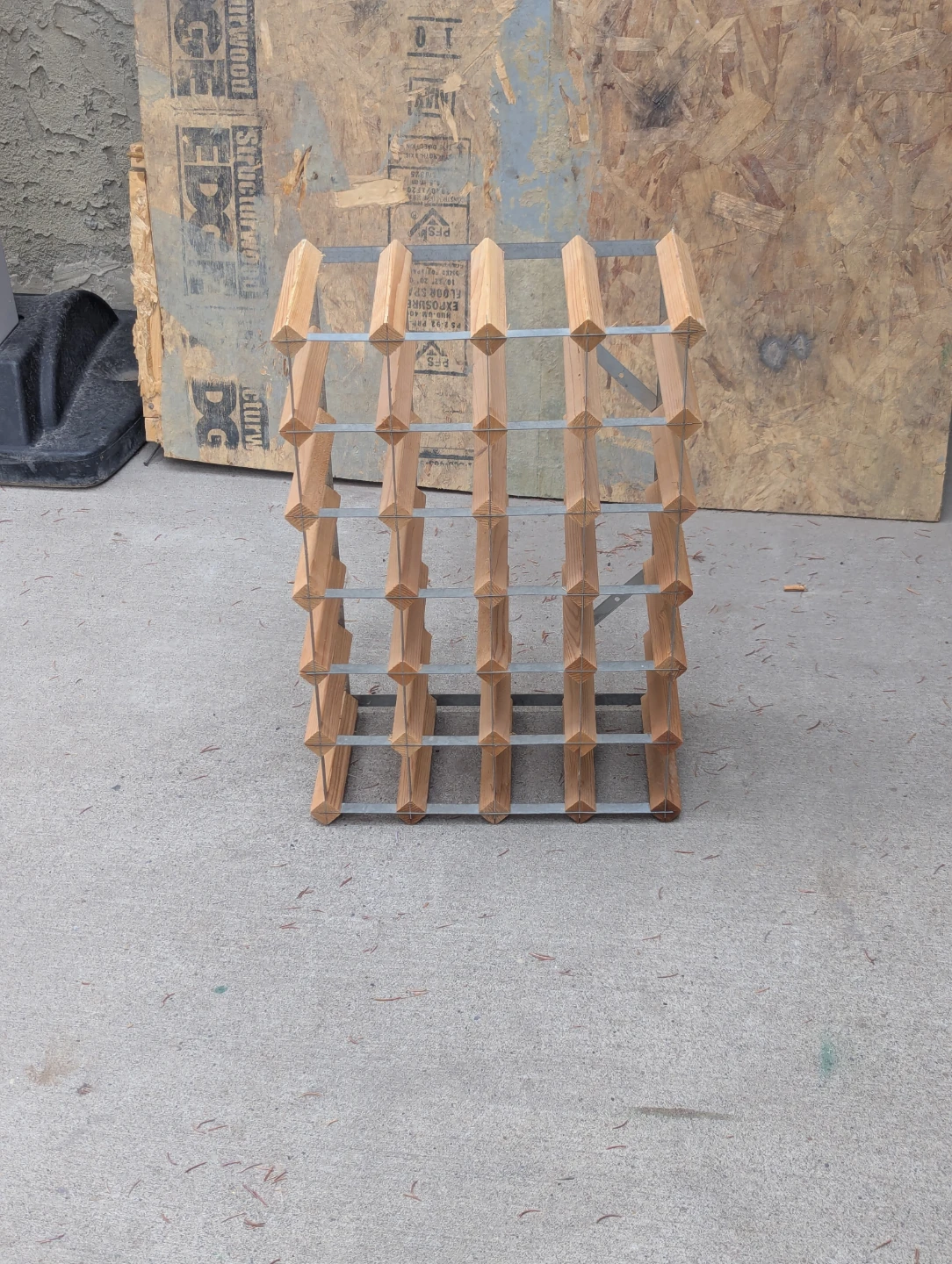 Prep & Savour 24 Bottle Wine Rack