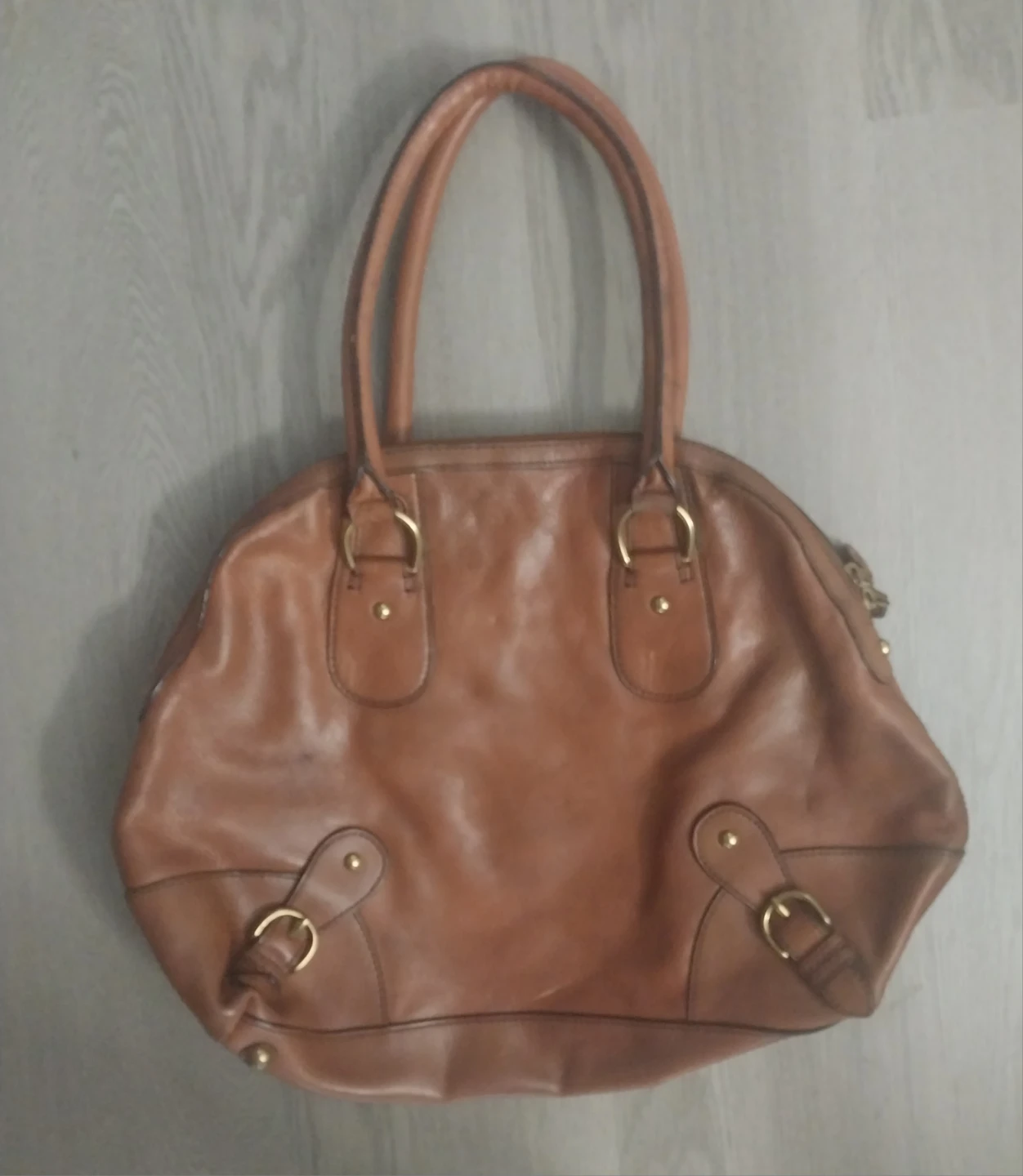 Brown Leather Handbag