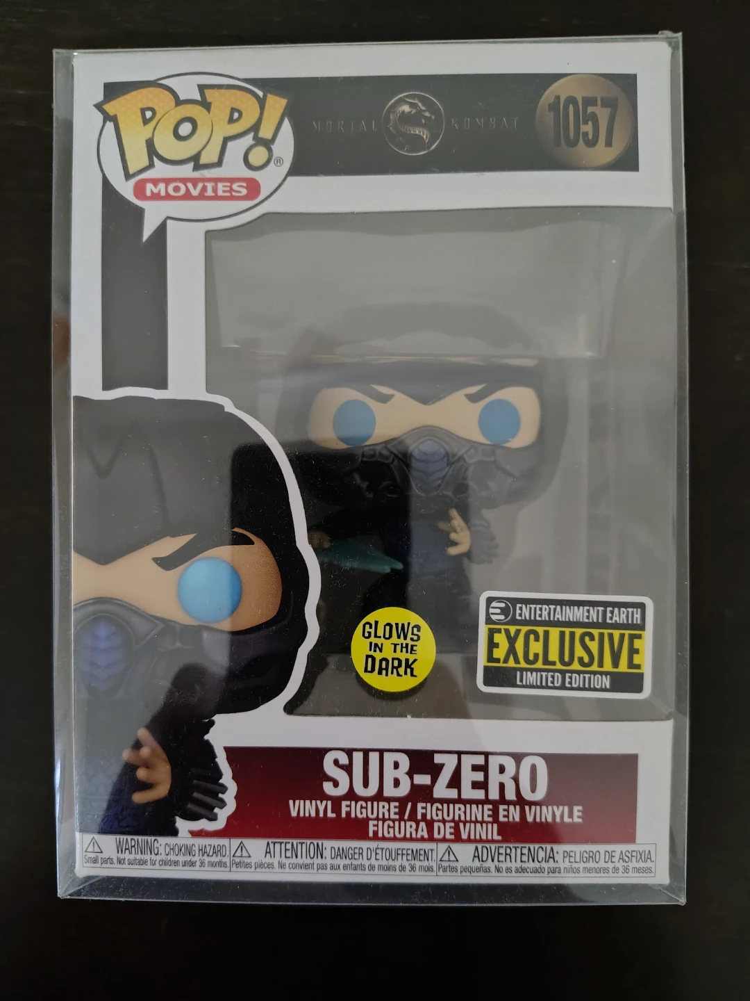 Funko Pop! Movies Mortal Kombat Sub-Zero #1057 GITD