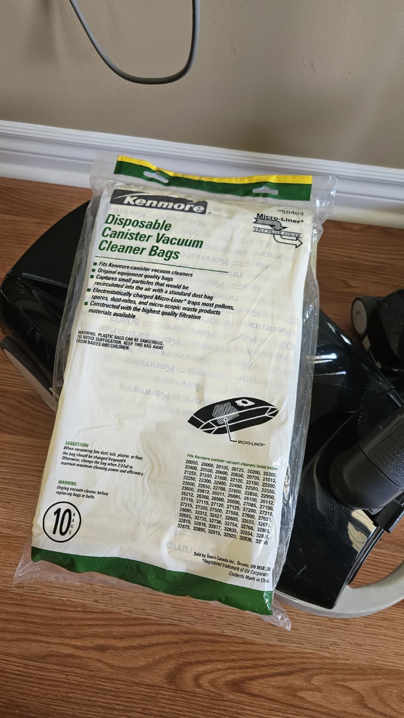 Kenmore Vacuum Cleaner Disposable Bag Kit - photo 2