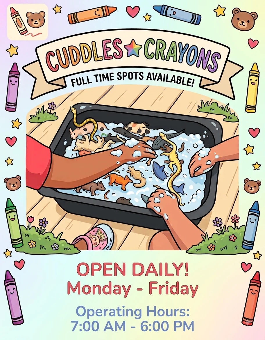 Cuddles & Crayons UNLICENSED DAYCARE