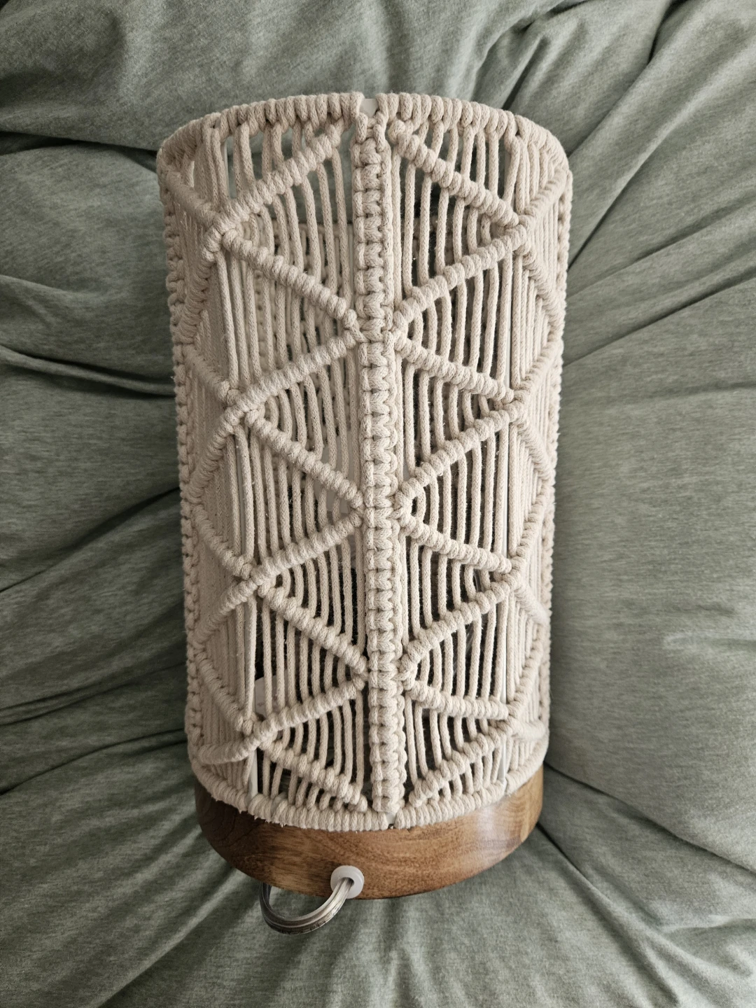 Boho Macrame Table Lamp