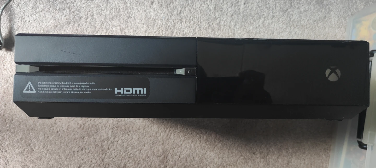 Xbox One Console, power supply and HDMI cord