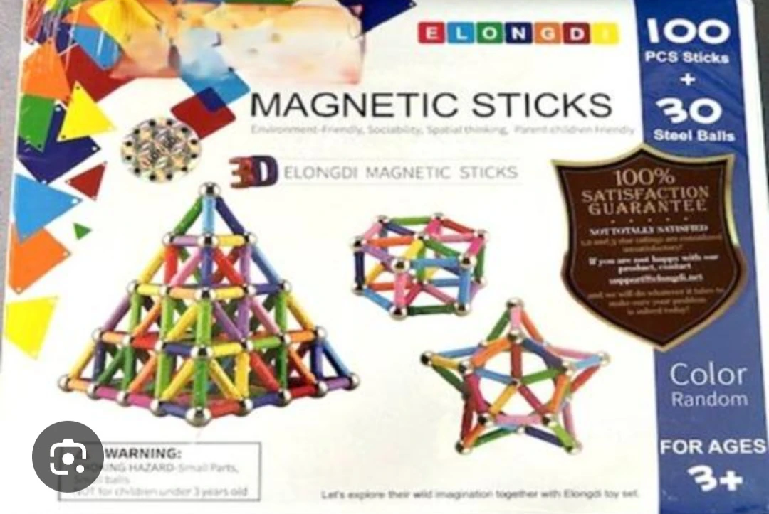 ELONGDI Magnetic Sticks and Steel Balls Set - photo 4