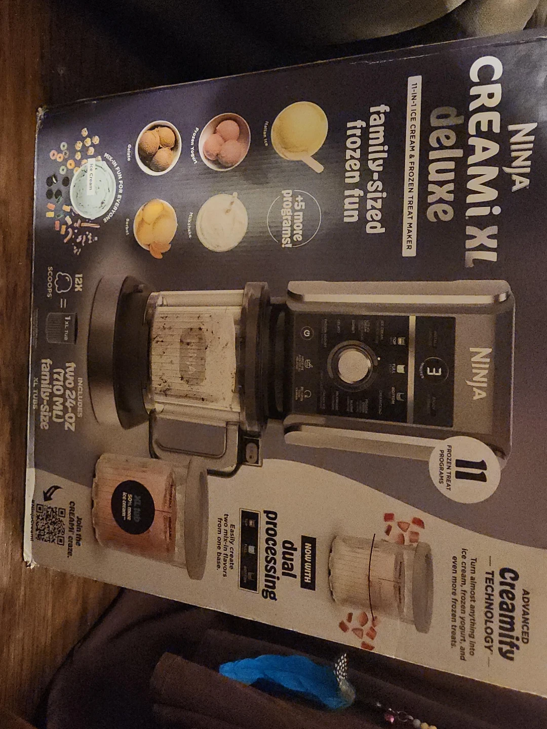 Ninja CREAMi XL Deluxe Ice Cream & Frozen Treat Maker