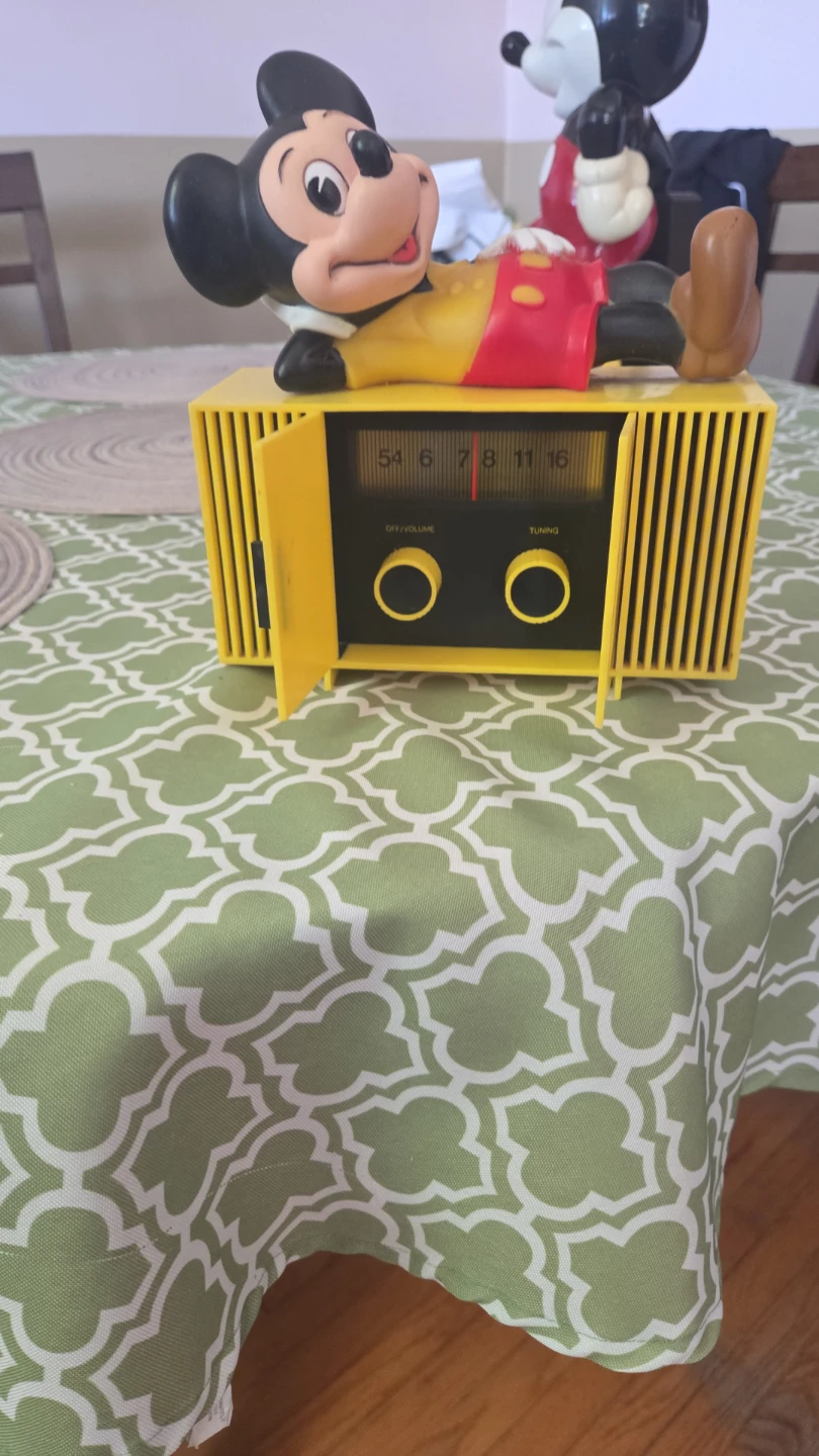 Mickey Mouse Yellow Radio