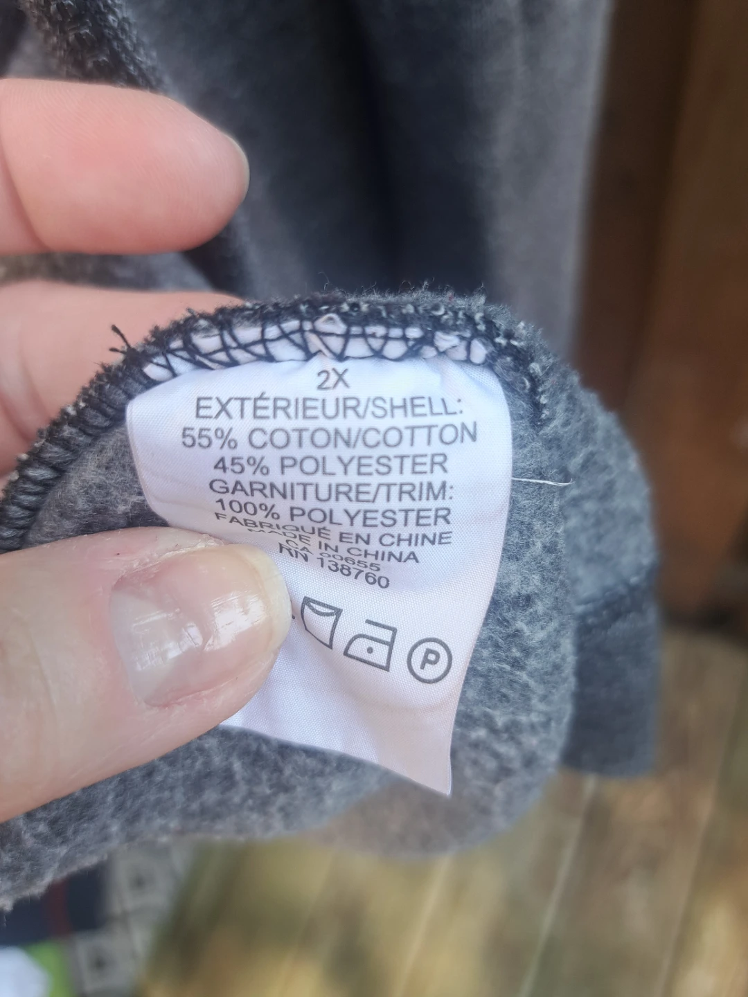 Grey Zip-Up Fleece Jacket - photo 2