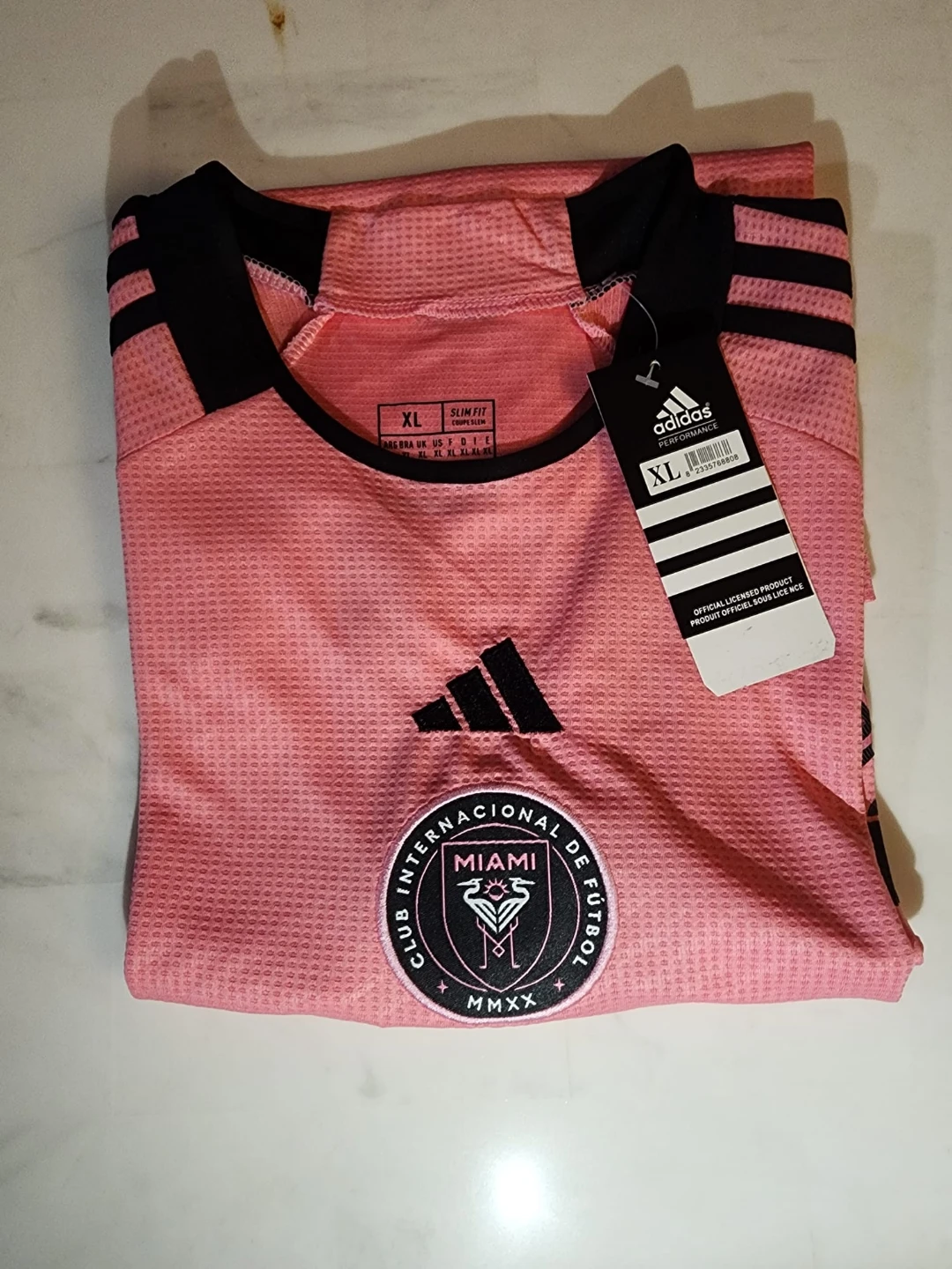 Adidas Inter Miami CF Soccer Jersey - Pink - XL