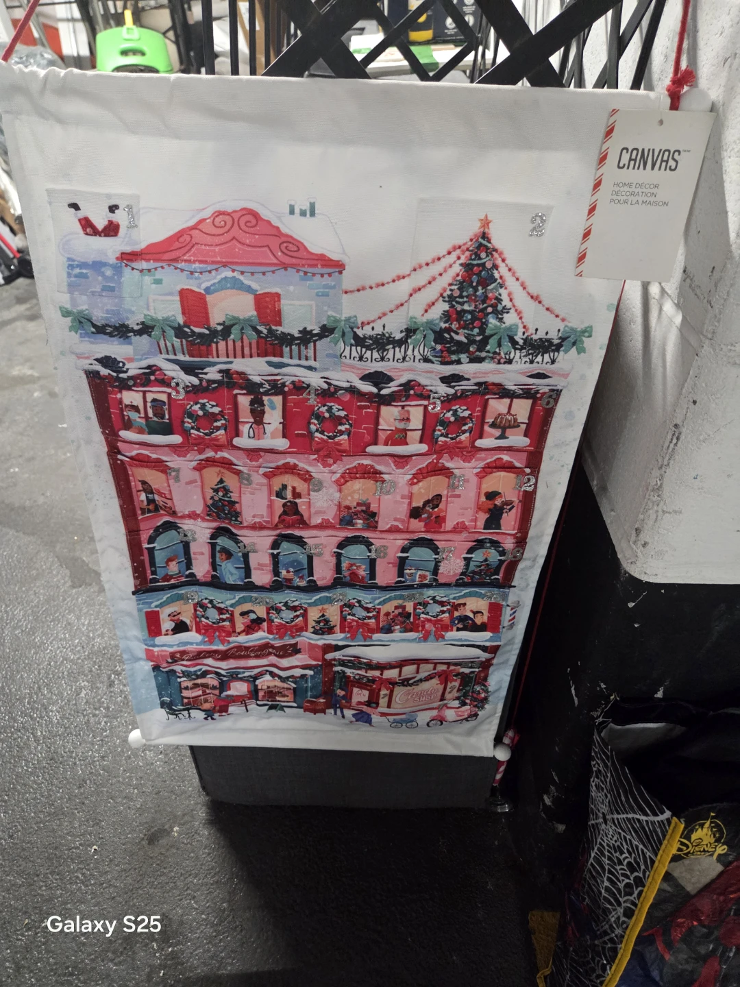 Canvas Christmas Building Home Decor