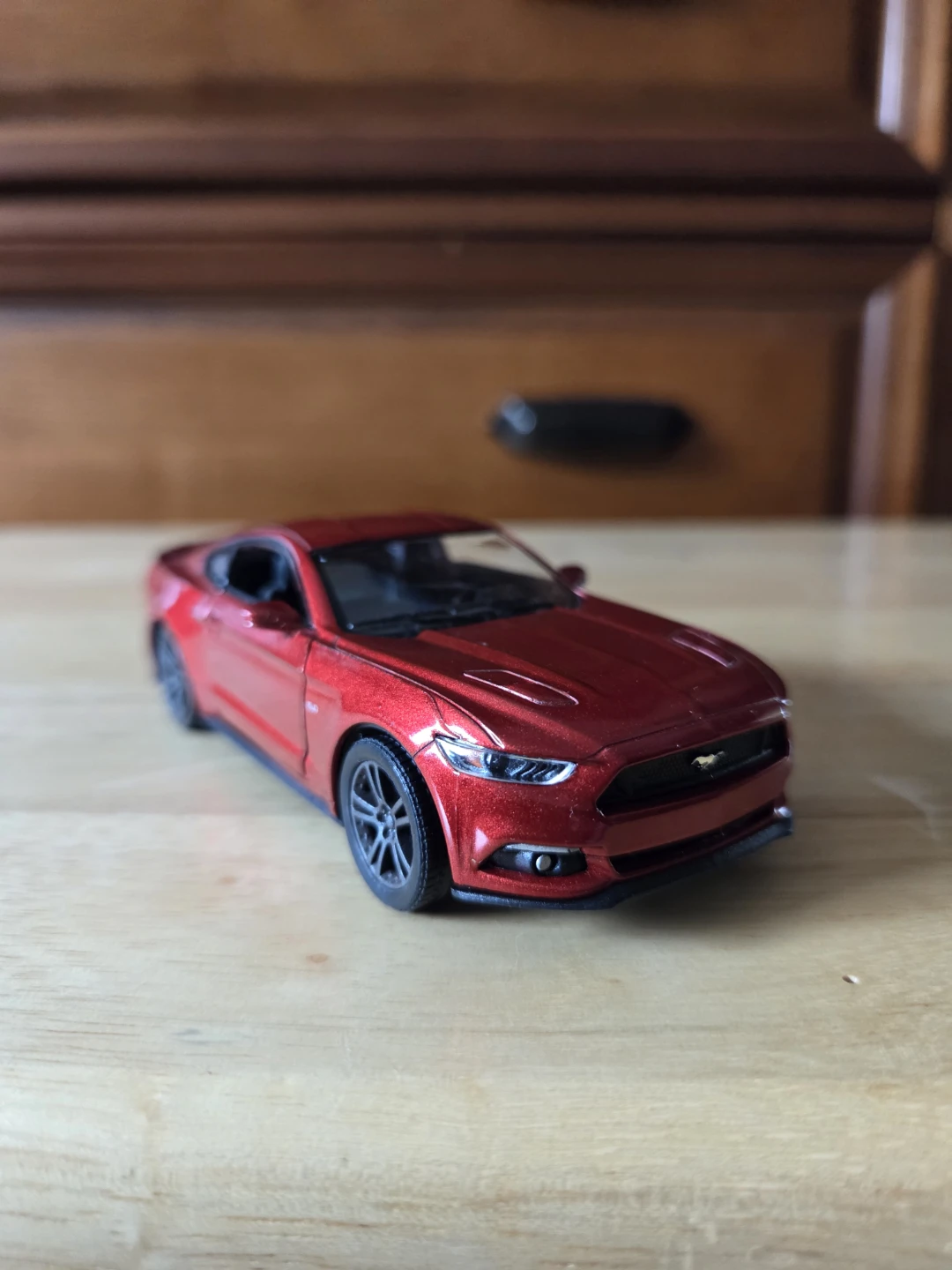 Red 2015 Ford Mustang GT Scale 1/38 Toy Car