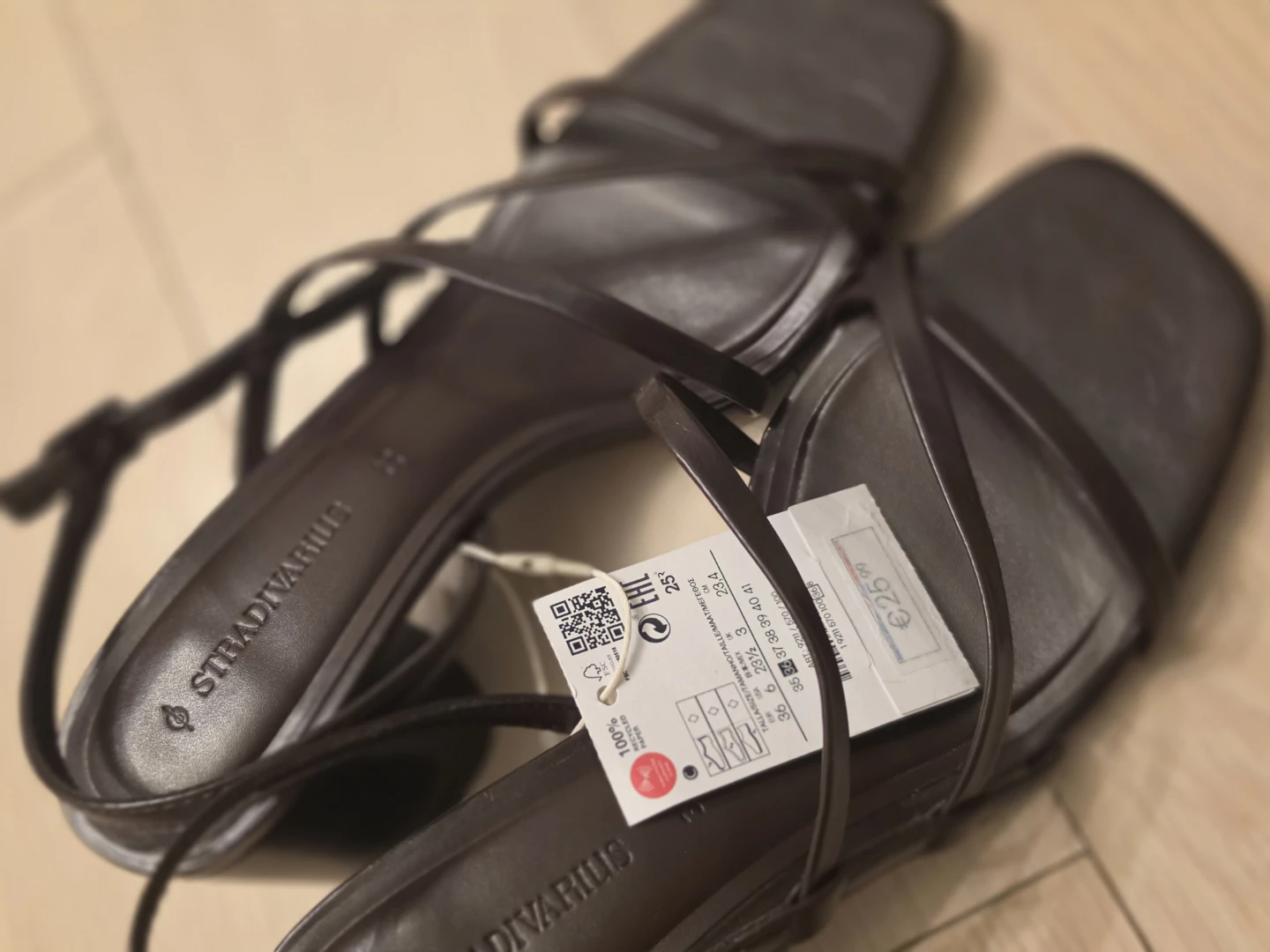 Stradivarius Brown Strappy Block Heel Sandals - photo 5