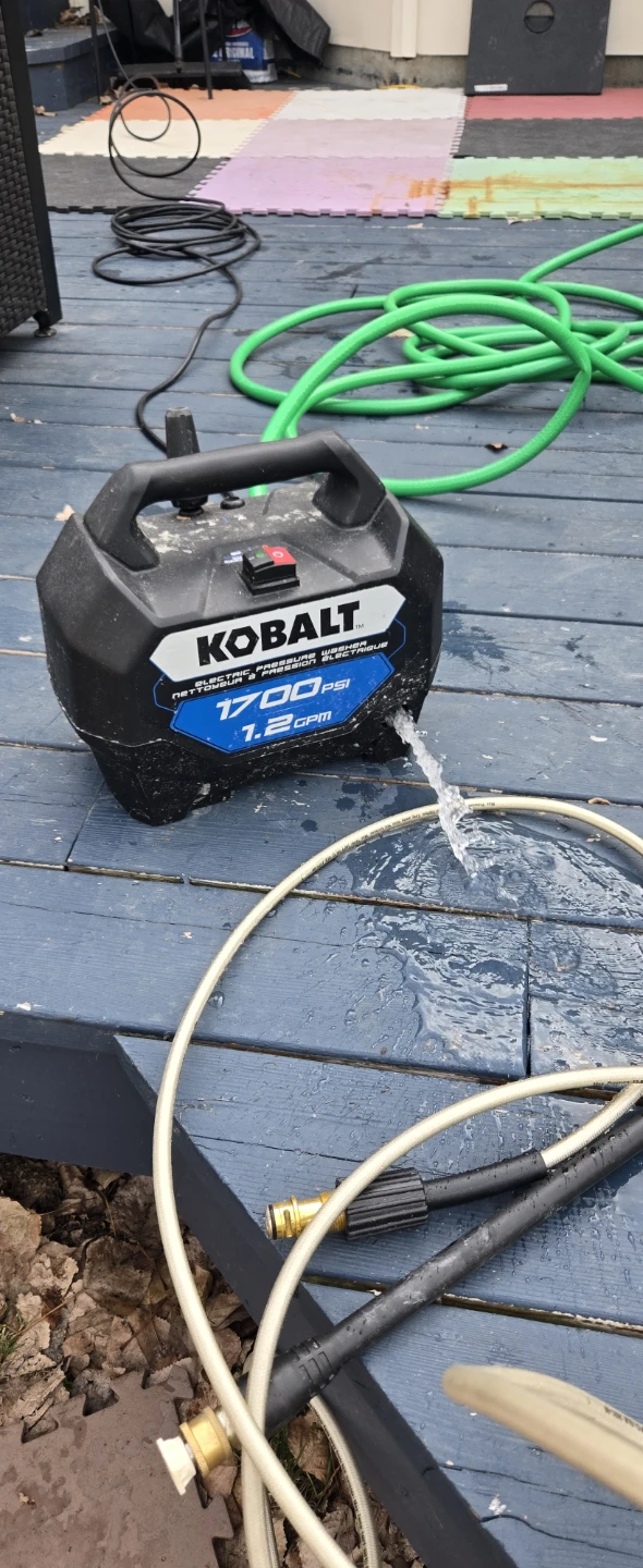 KOBALT Electric Pressure Washer 1700 PSI 1.2 GPM
