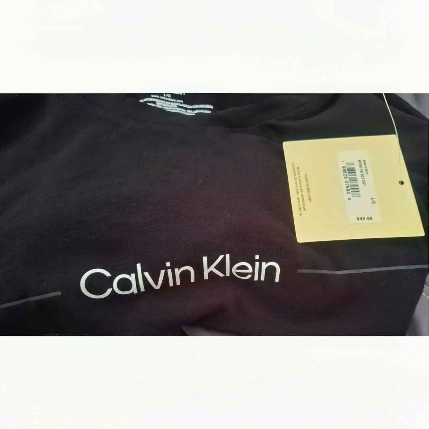 NWT Men's Calvin Klein Classic Crew Neck Tee Size Large - photo 5