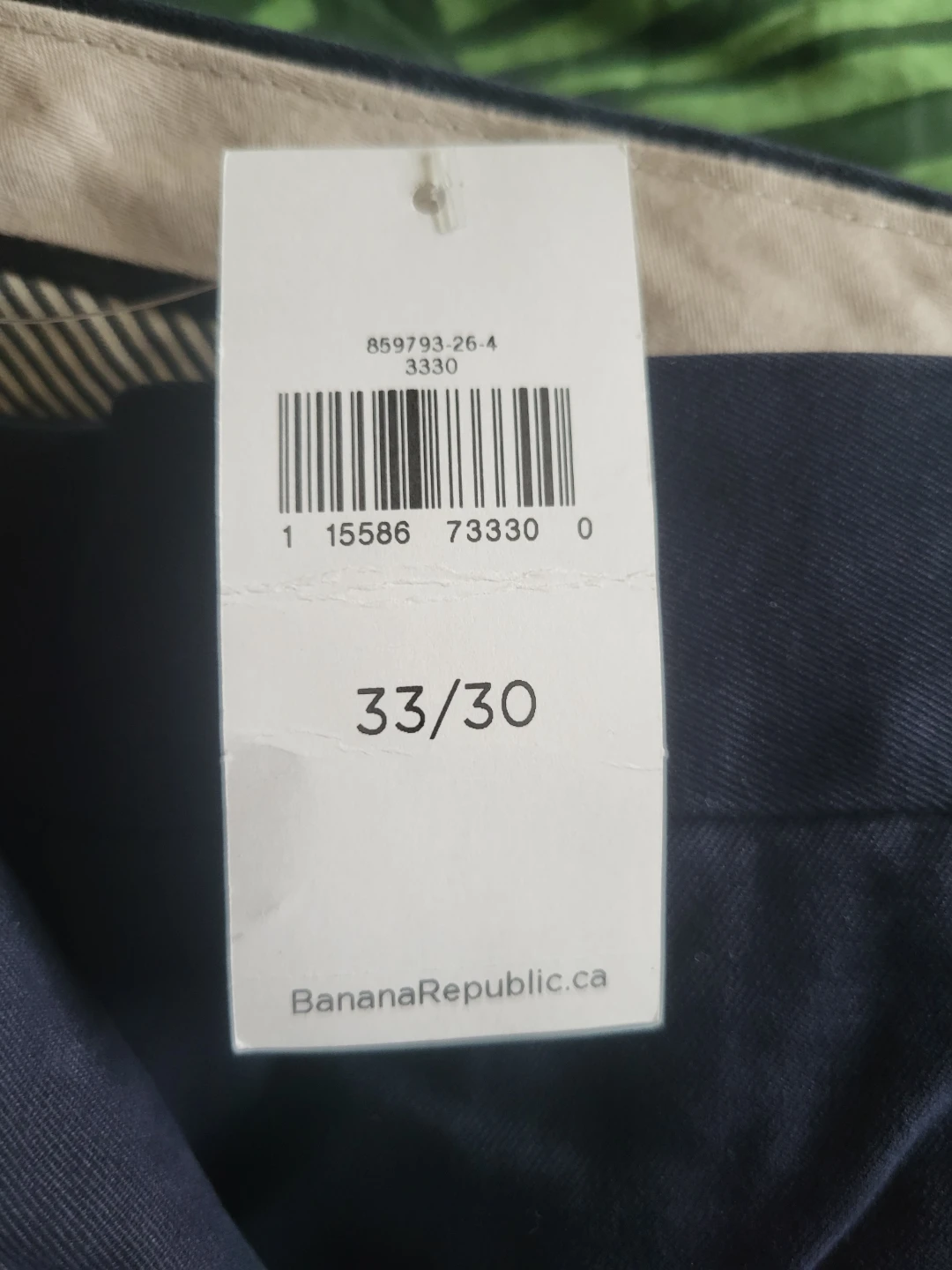 Banana Republic Emerson Chino Pants - Navy - photo 2