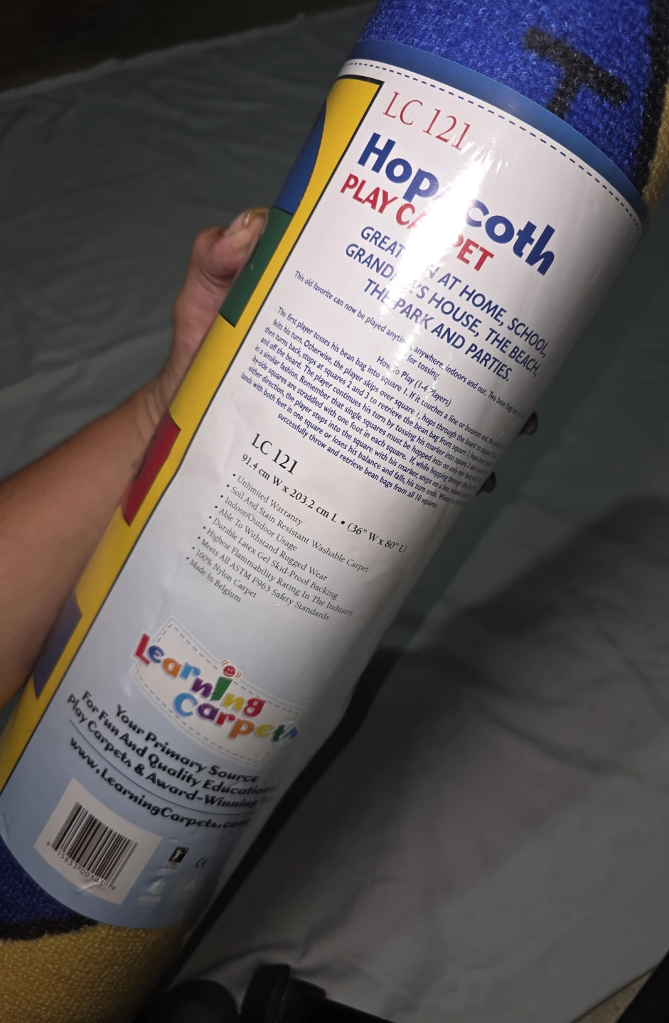 Hopscotch Play Carpet and 6 Chair Cubby for classrooms - photo 5