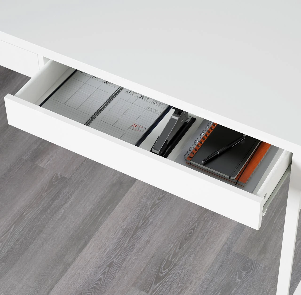 IKEA MICKE White Desk - photo 3
