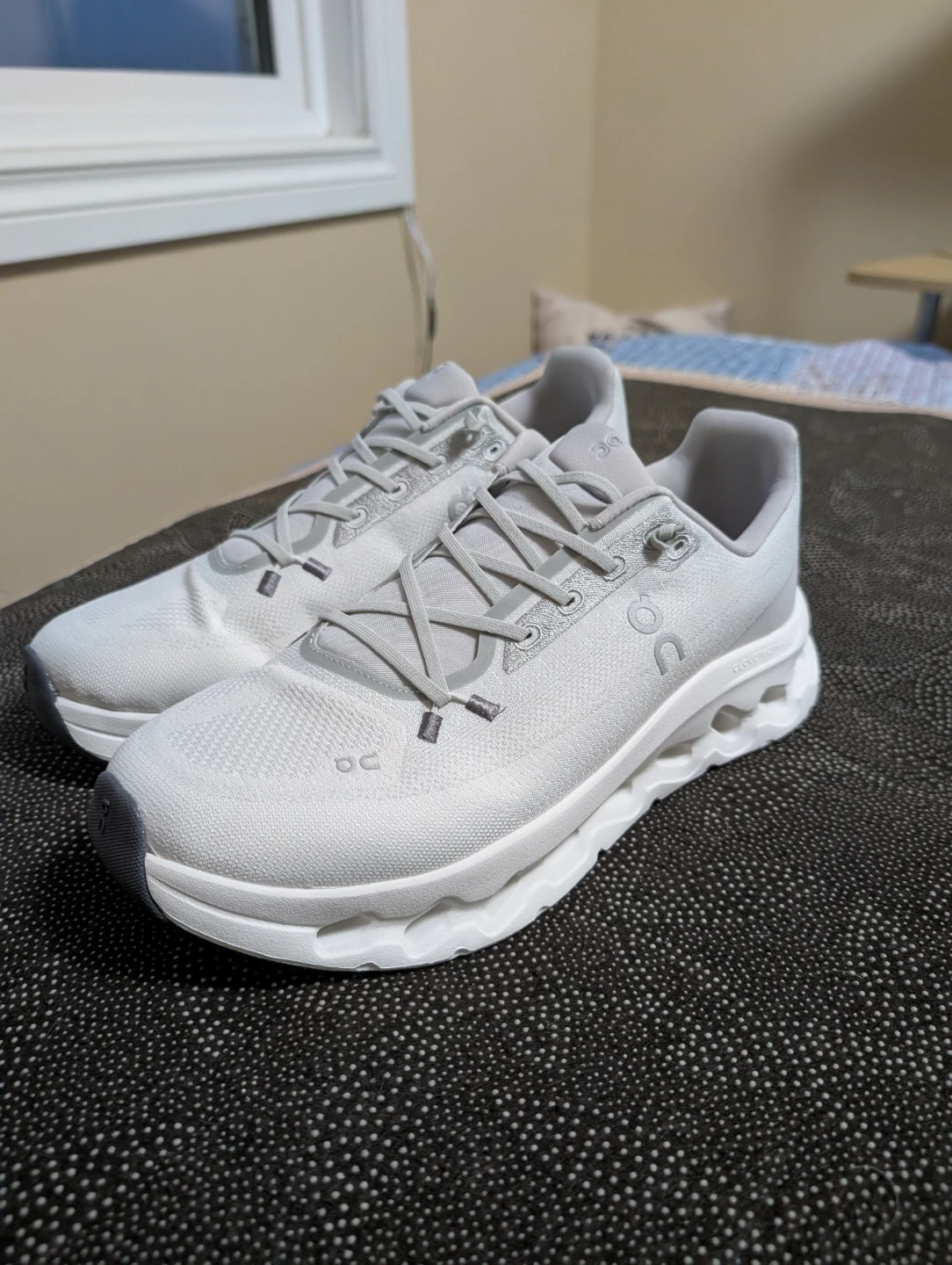On Cloudnova White Running Shoes