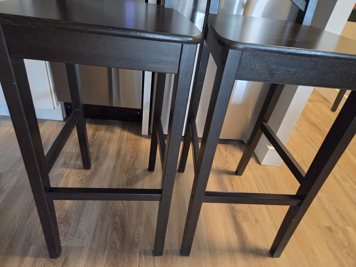 Set of 2 Dark Brown chairs - photo 2