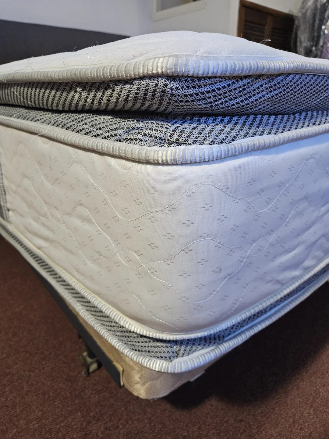 Quality thick pillowtop Queen size mattress only - photo 2
