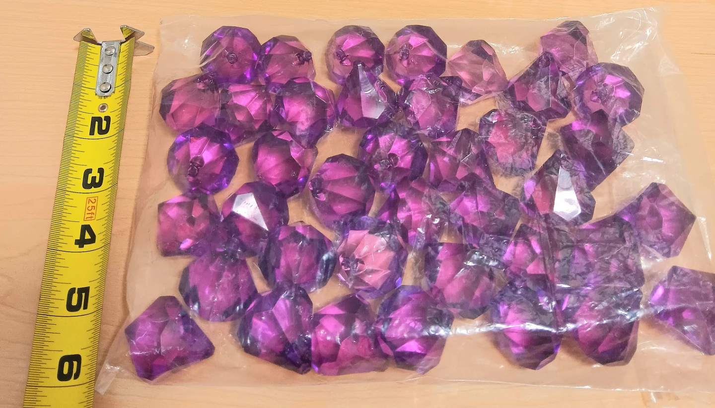 🪡Brand New Extra Large Beads Purple/Violet🪡