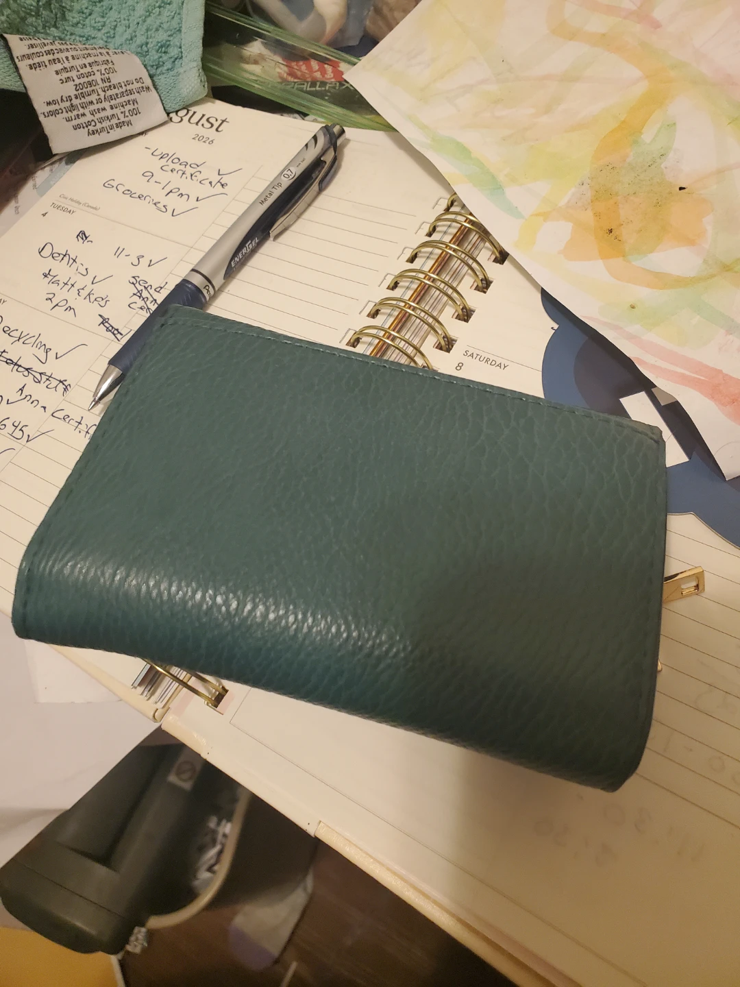 Poppies and peonies wallet - photo 2
